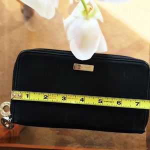Nine West Double Zip Wallet, Black